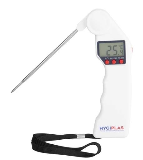 Hygiplas Easytemp Colour Coded White Thermometer