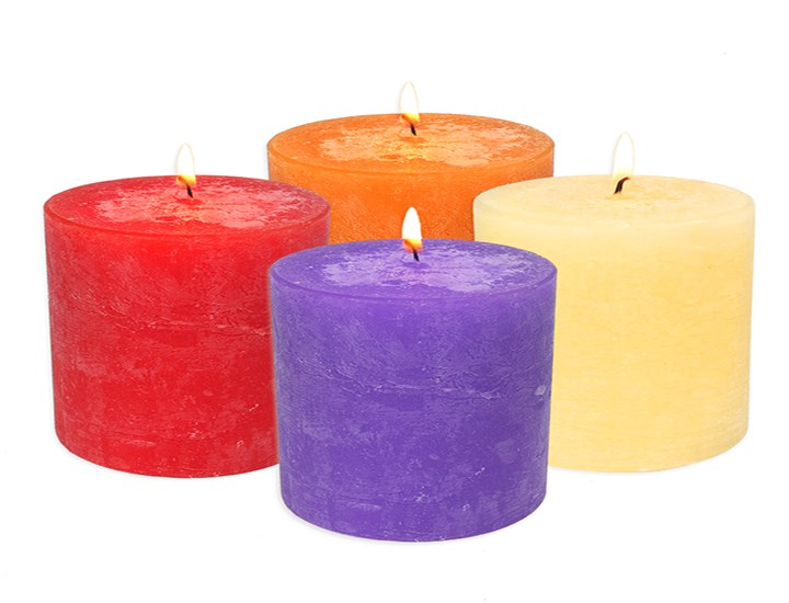 Scented Candle Pillars & Blocks