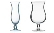Hurricane Frappe & Poco Grande Cocktail Glasses