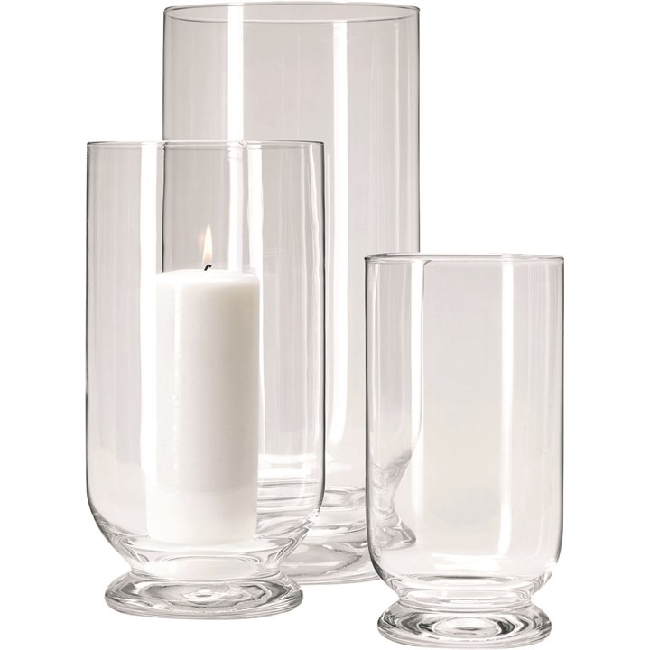 Hurricane Glass Pillar Candle Holder 40cm