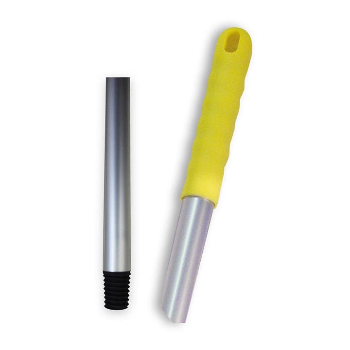 Mop Handle Yellow Aluminium 120cm fit 101331 No Clip