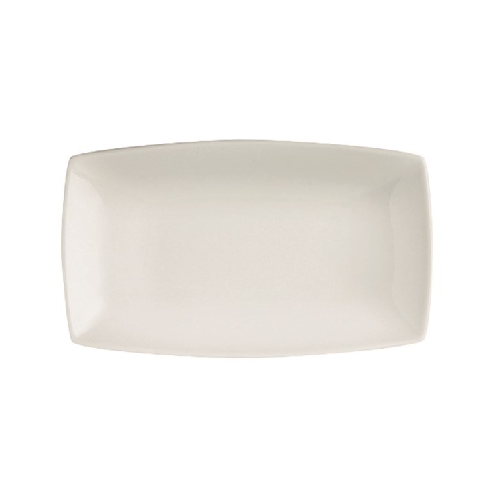 Fine White China Rectangular Plate 19cm x 11cm w