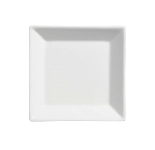 Fine White China Square Plate 23.5cm