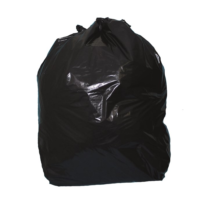 Bin Bag Black Compactor Sack  20 34 45in