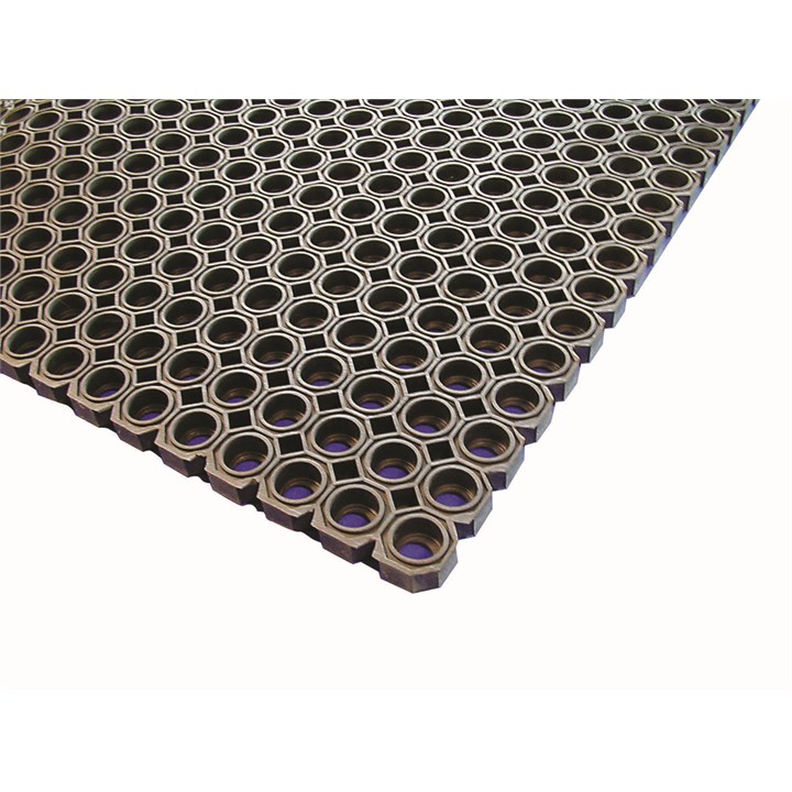Black Rubber Floor Mat