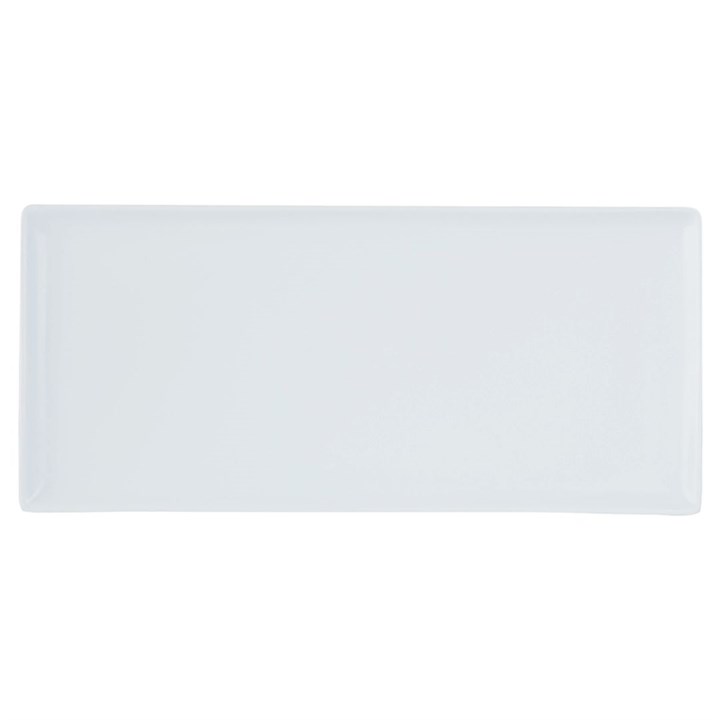 China  White Rectangular Platter 35x15.5cm