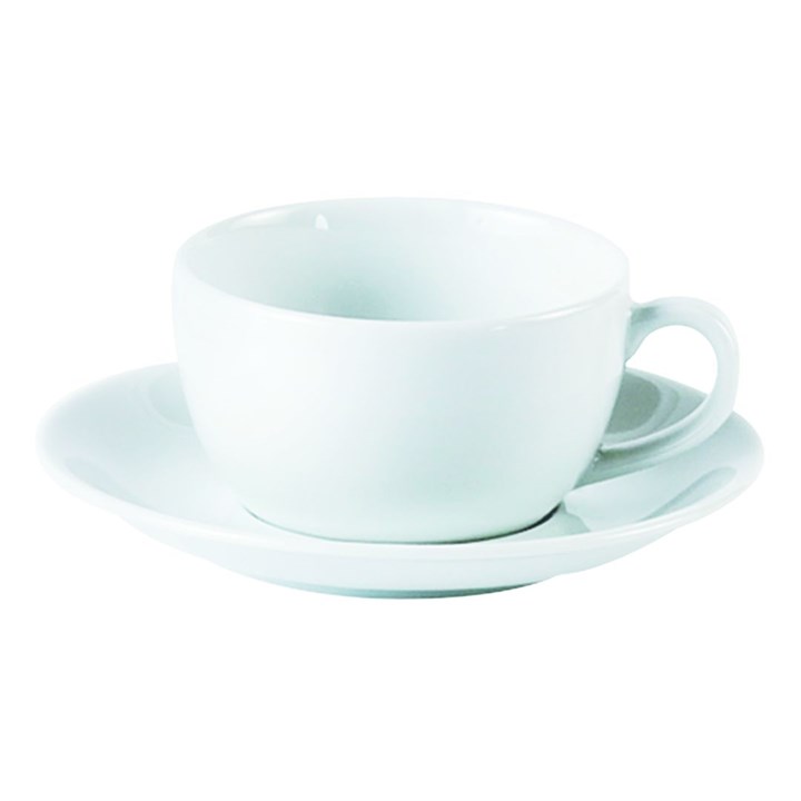 Cup 25cl 9oz Round White Procelite