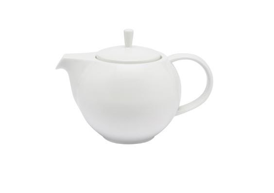 Fine White China Tea Pot 1.3l