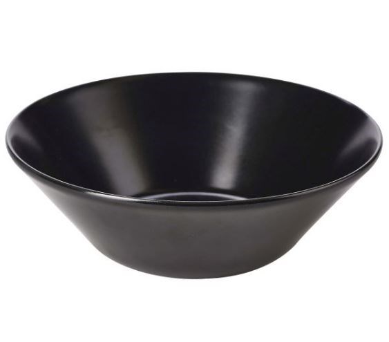 Deep/Serving/Soup Bowl Round 24cm Black