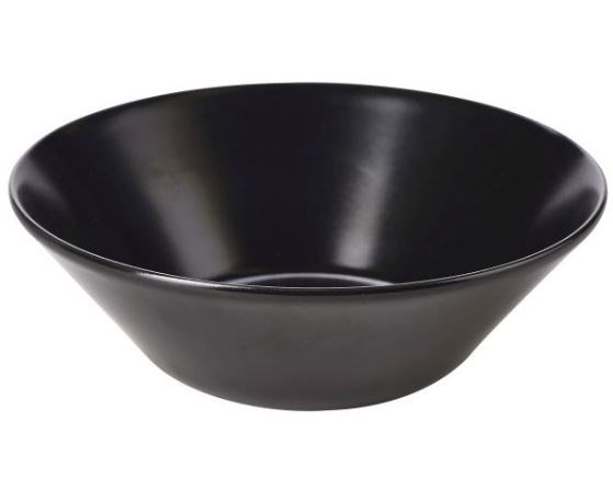 Deep/Serving/Soup Bowl Round 18cm Black