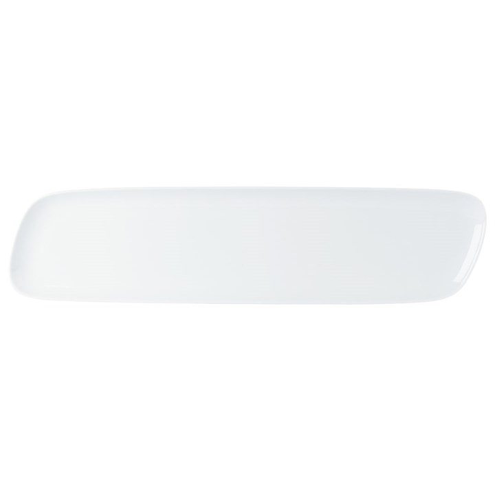 Plate Perspective Oblong White 60 x 16cm