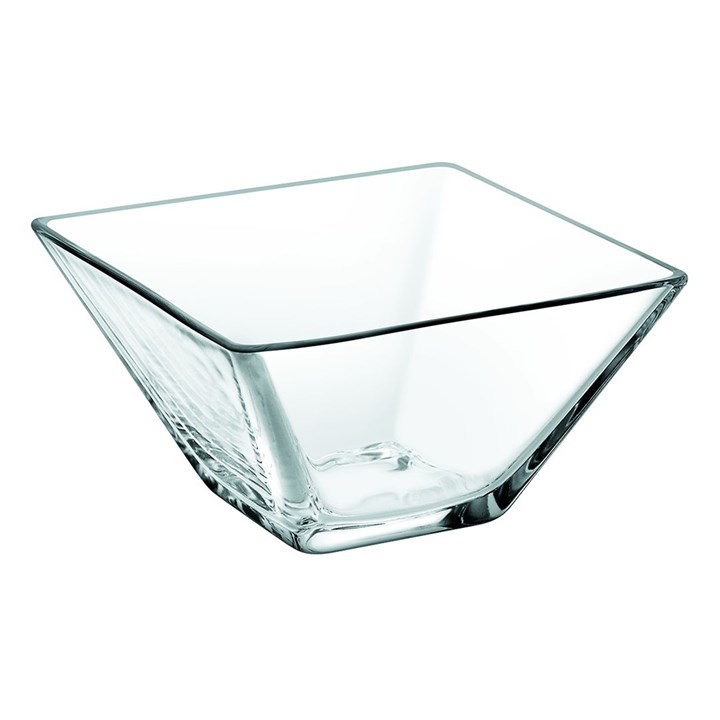 Borgonovo Mondi Square Glass Bowl 27cl (9.5oz)
