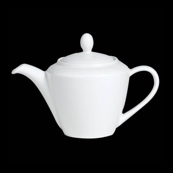 White China Teapot 31cl (11oz)