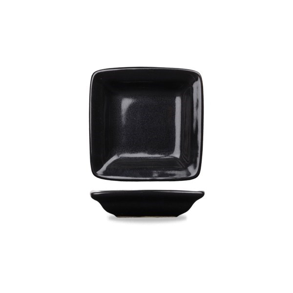 Black Art De Cuisine Canape Mini Cube Dish 6.8cm (2.6'')