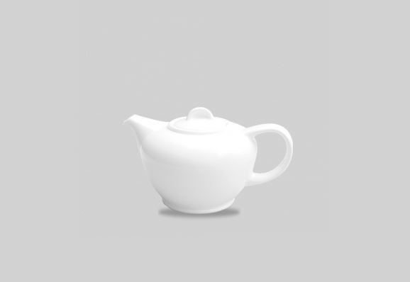 Alchemy White Teapot 41.3cl 15oz Fine China