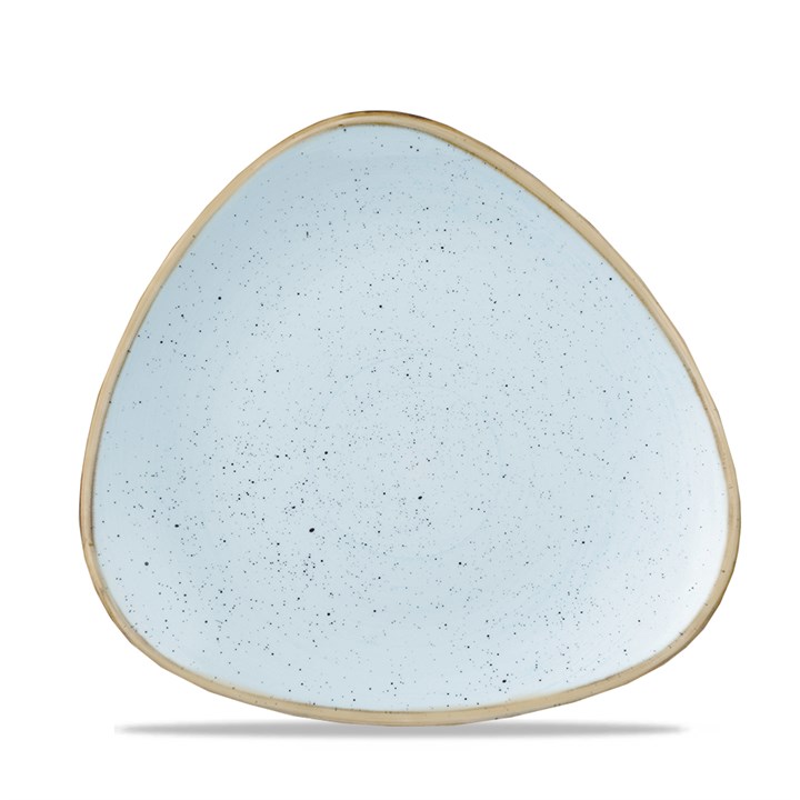 Duck Egg Stonecast Triangle Plate 19.2cm (7.6'')