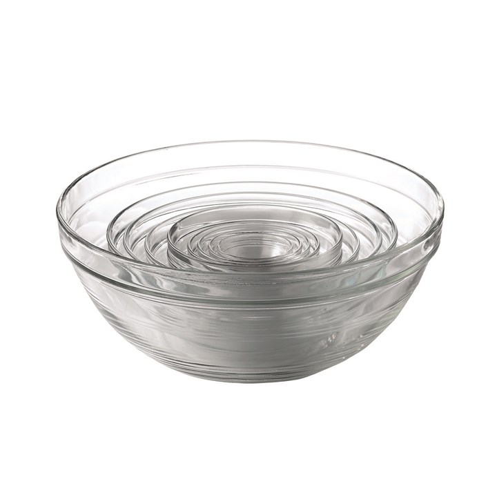 Clear Glass Stacking Bowl 159cl (53.8oz)