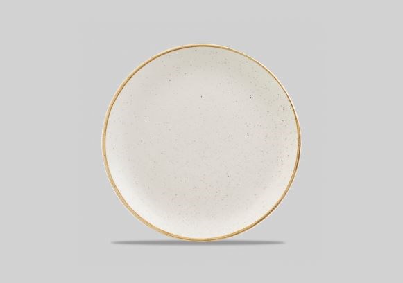 Stonecast Barley White Coupe Plate 26cm