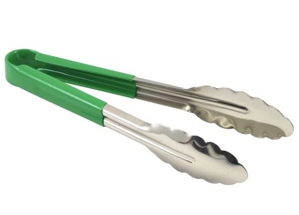 Tong Stainless Steel 23cm Green Handle