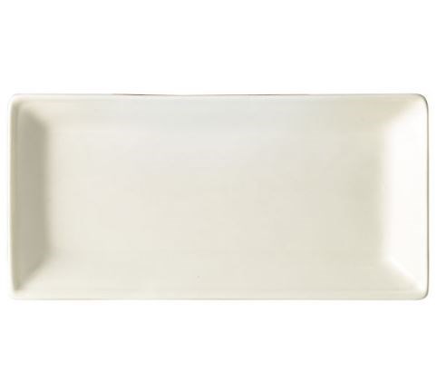 Rectangular Dish China White 18cm