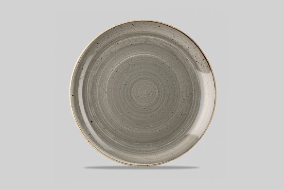 Coupe Plate Stonecast Grey 28.8cm