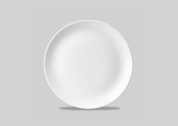 Evolve Couple Plate Intermediate White 26cm