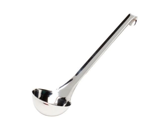 Ladle S Steel Wide Neck 2.1oz Hook Handle