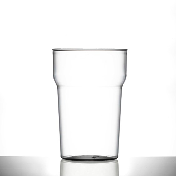 Elite Nonic Half Pint Polycarb Clear 10oz