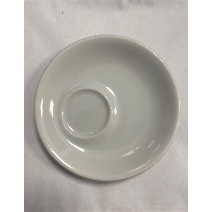 China White Saucer For Fluted 7cl Cup