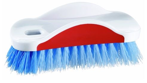 Scrubbing Brush White Stiff Blue Bristles Addis