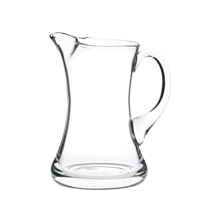 Waisted Ice Lipped Glass Jug 1.1l