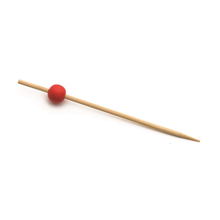 Bamboo Pick with Red Ball 8.9cm