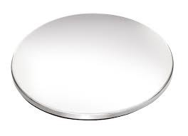 Coaster White Wax Back Plain 9cm