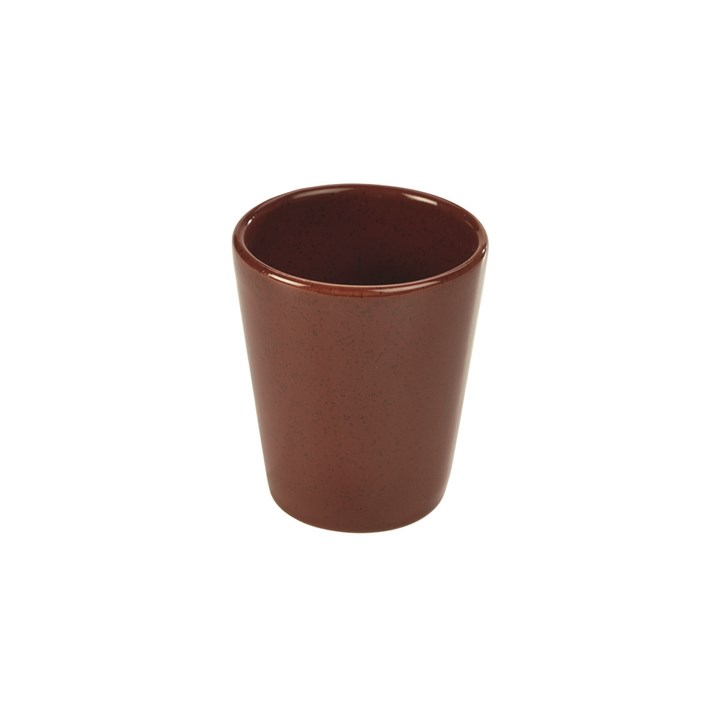 Terra Stoneware Rustic Red Conical Cup 10cm