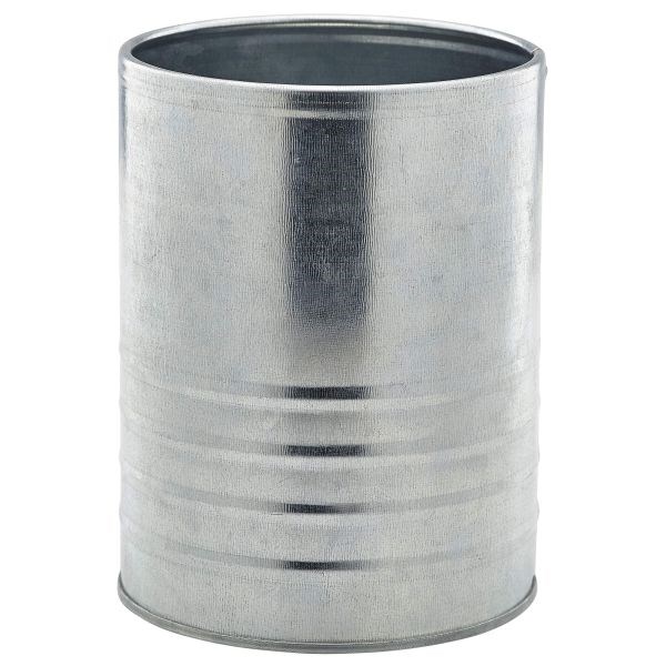 Galvanised Steel Can 11cm X 14.5cm