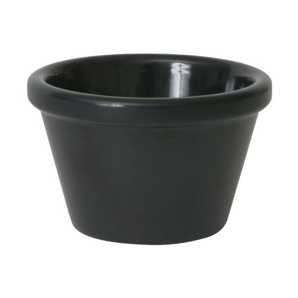 Ramekin Chinalike Smooth Black 4cl 1.5oz