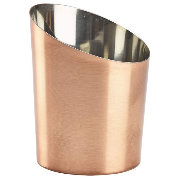 Angled Cone Copper Plated 11.6 X 9.5cm