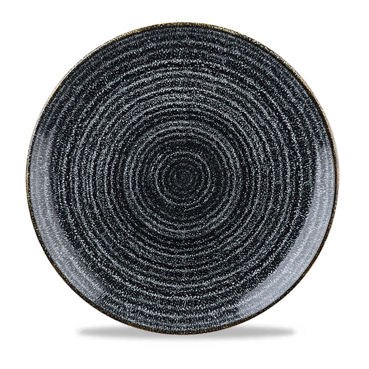 Charcoal Black Evolve Coupe Plate 11.25