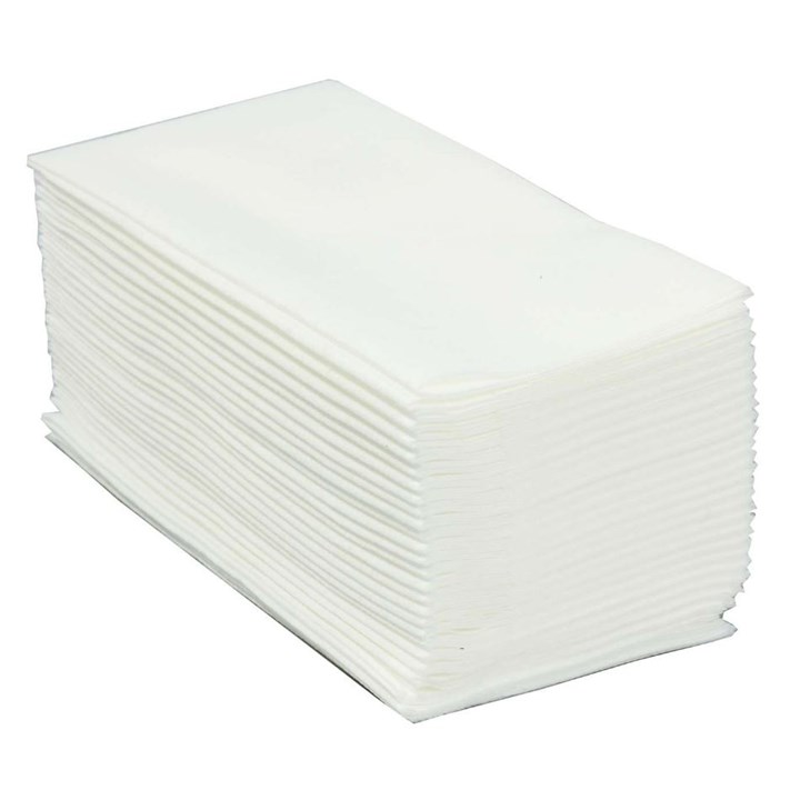 Napkin 40cm Pop In Fold Fabric Style White