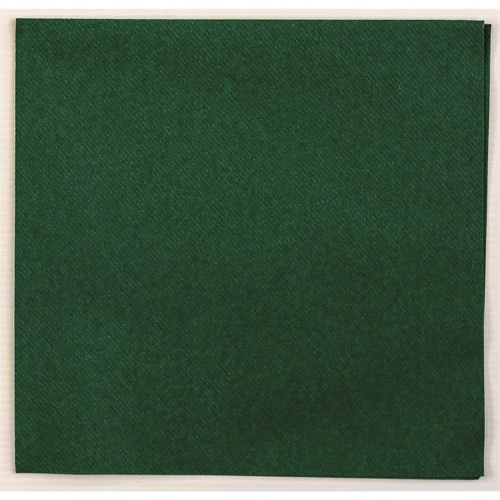 Napkin 40cm Dark Green Airlaid 8 Fold