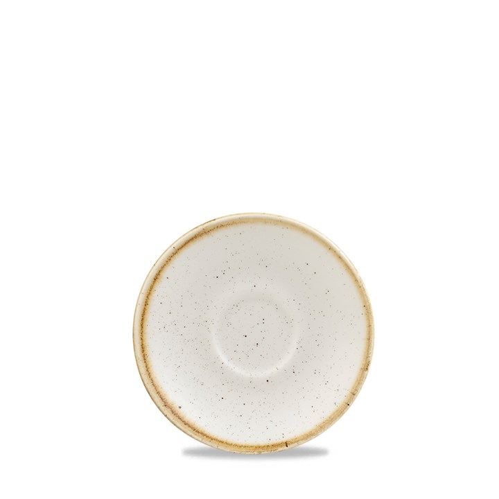 Espresso Saucer White 11.8cm Stonecast