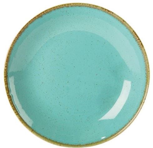 Coupe Plate Sea Spray Turqoise 28cm