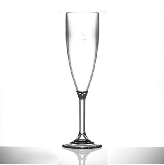 Elite Polycarb Champagne Flute 125ml CE