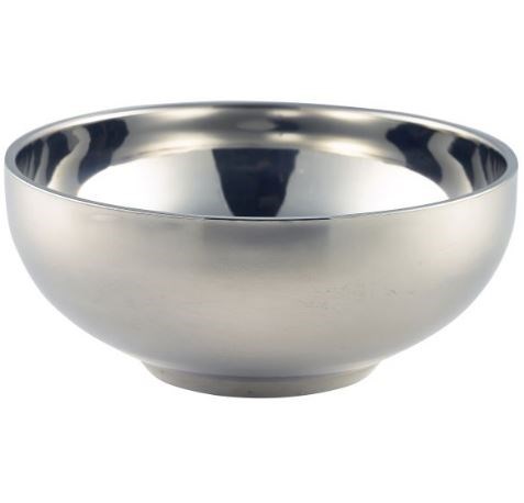 Bowl Doubled Wall Stainless Steel 40cl