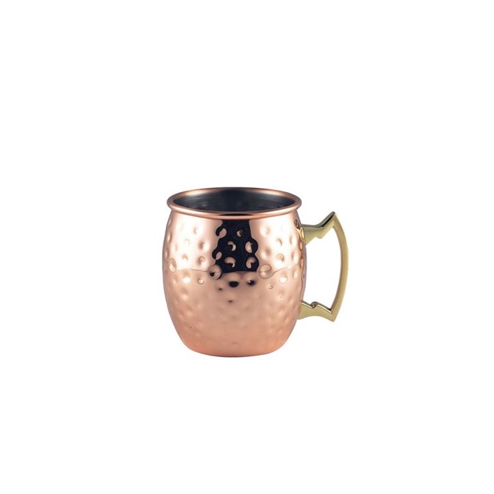 Barrel Mug Copper Hammered 40cl 14oz
