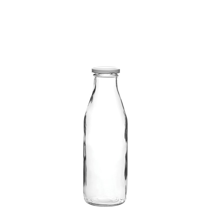 Milk Bottle With Lid 0.5L 17.5oz