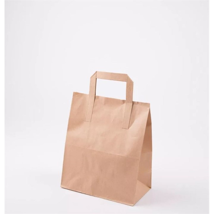 Take Away Bag Paper Brown Medium