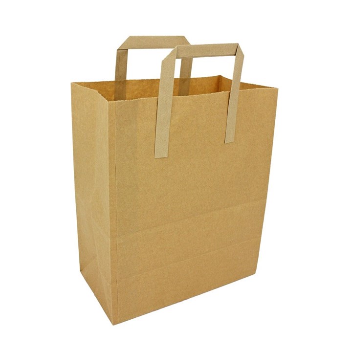 Take Away Bag Paper Brown Large