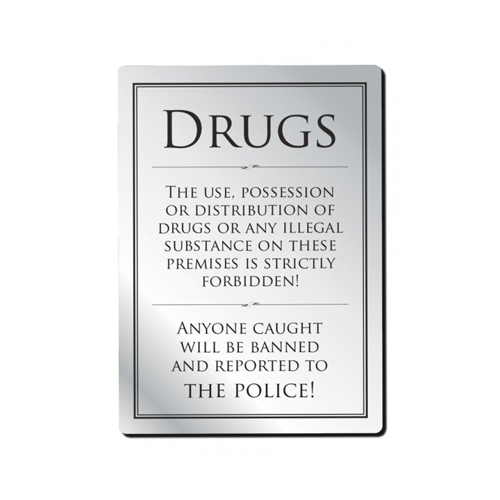 Sign - Drugs Forbidden