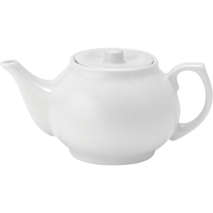 Teapot China White 43cl 15oz